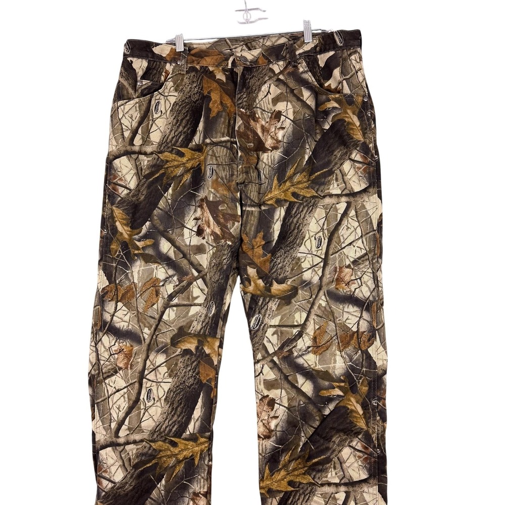 Wrangler ProGear Jeans Mens 40x32 Realtree Camo Insulated Lined Hunting PG200HW
